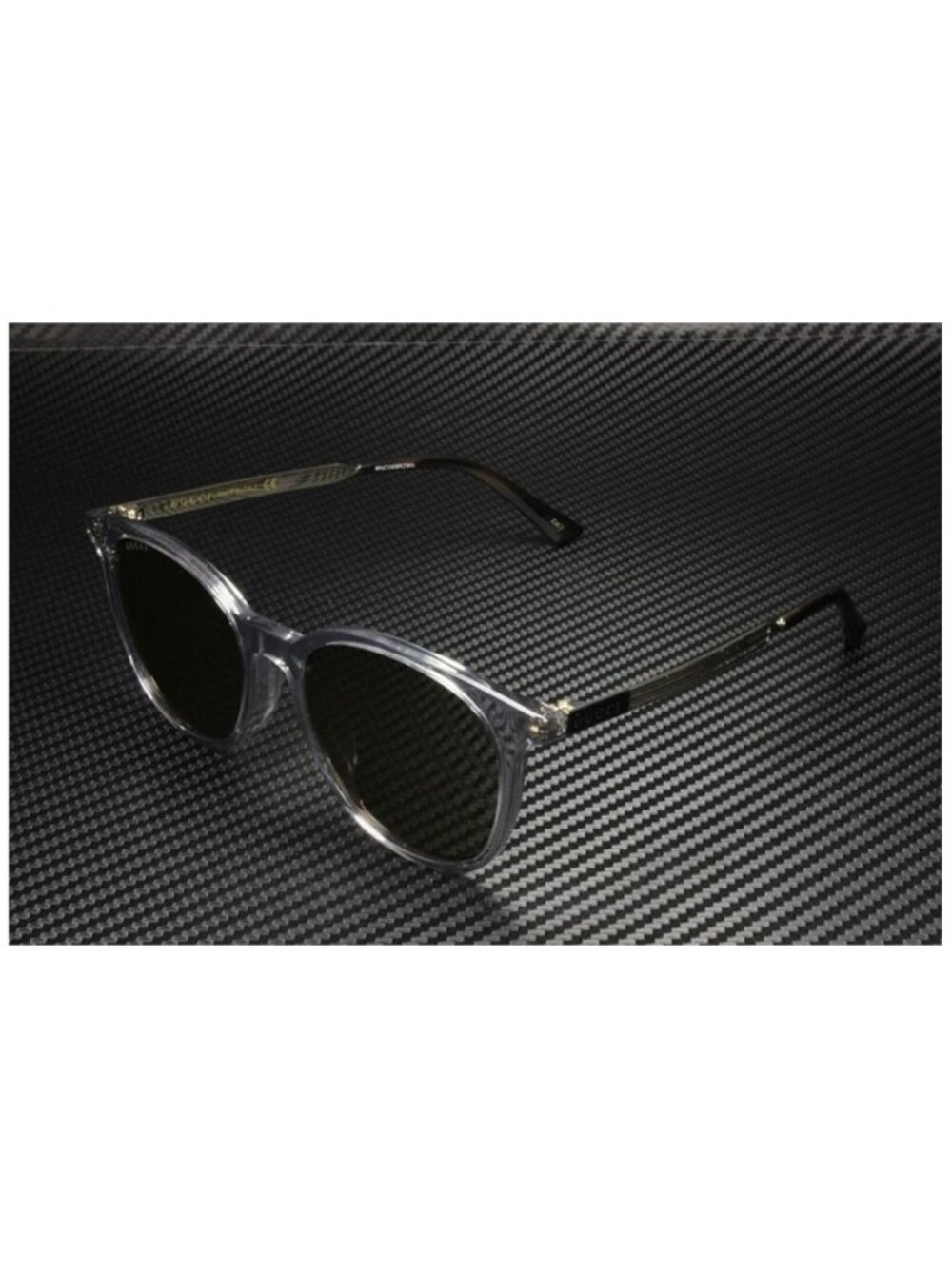 New Gucci Men  Grey Transparent Sunglasses  54- 19-